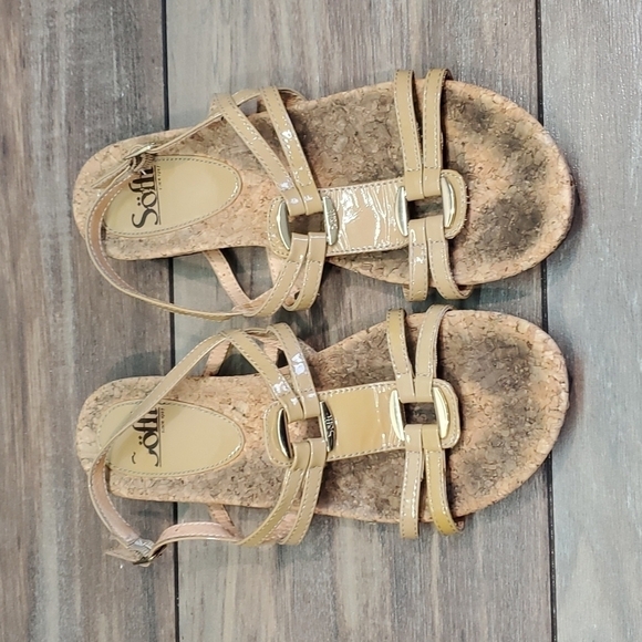 Sofft Womens Malise Slingback Slide Leather Ankle Strap Sandals shoes sz 7.5 - Picture 5 of 11